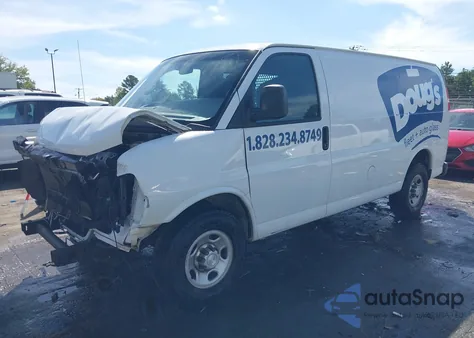 2018 Chevrolet Express 2500 Work Van from USA, damaged, VIN 1GCWGAFG9J1907387